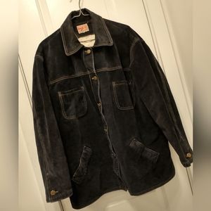 Rare vintage 90's men's aviator vest in full suede by Pablo